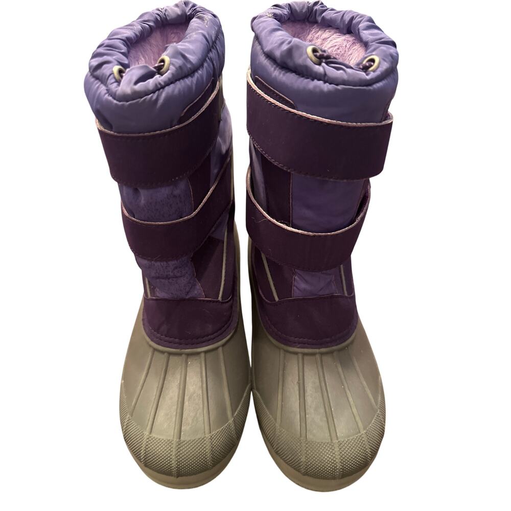 Lands End Snow Boots, Purple, Size 6
